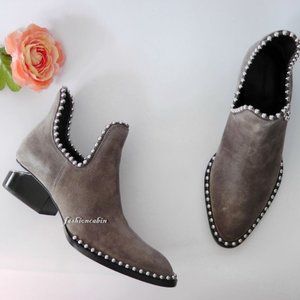 New Alexander Wang Kori Chelsea Studded Booties